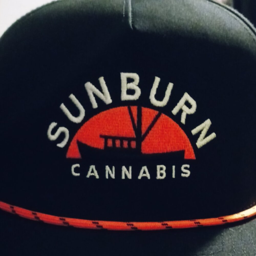 Sunburn Cannabis Snapback hat